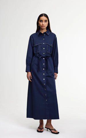 Ashley Dress - Indigo