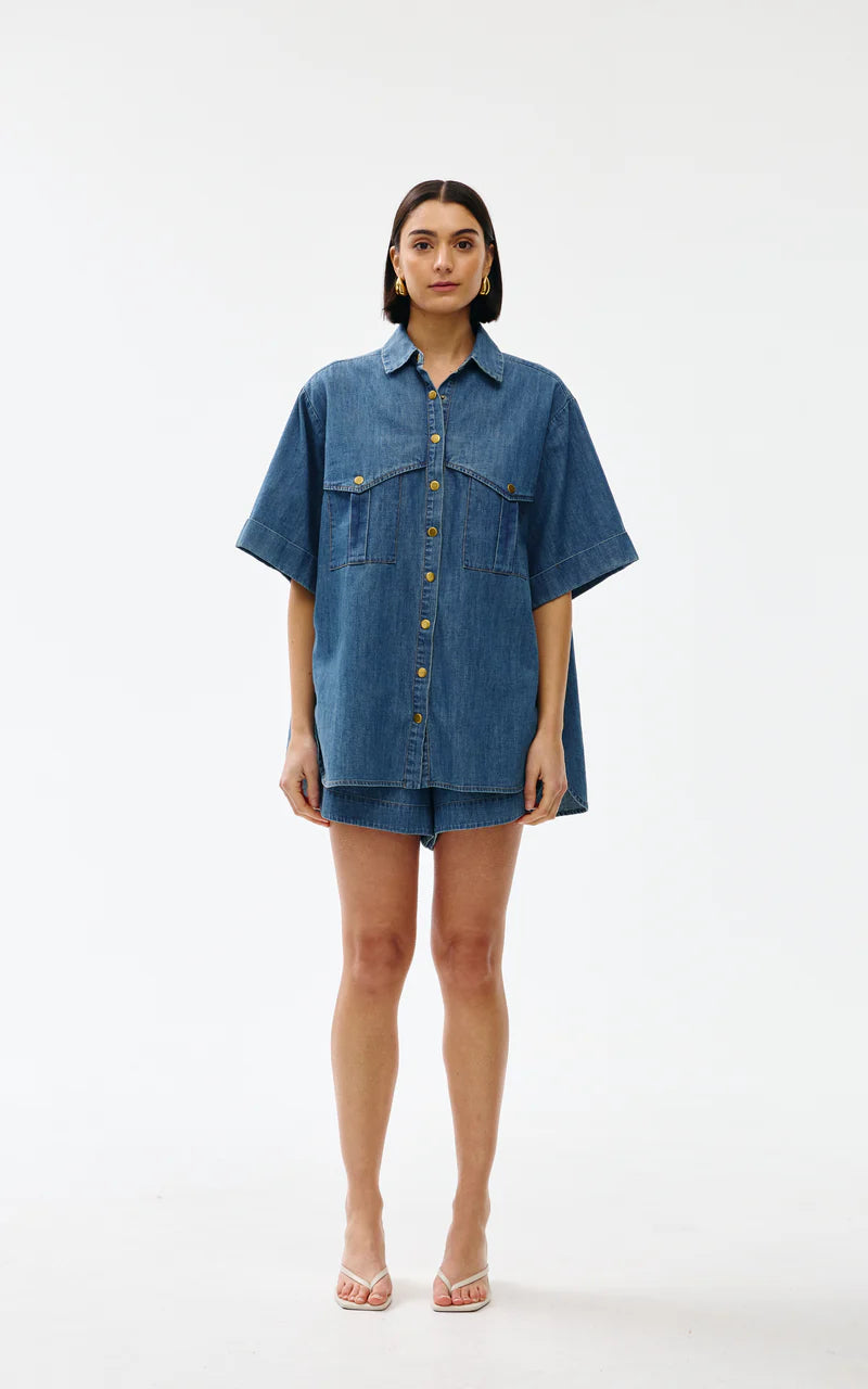 Bella Shirt- Denim