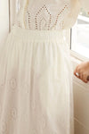 fond skirt - cream broderie