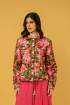 WILD ROSE CROP JACKET, LINED