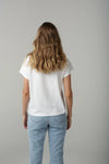 Cotton Summer Play Days Tee - Parisian Navy/White