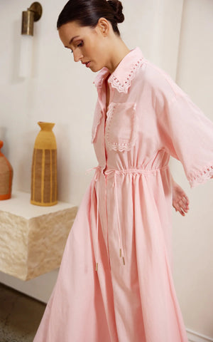 EVIE DRESS - BLUSH