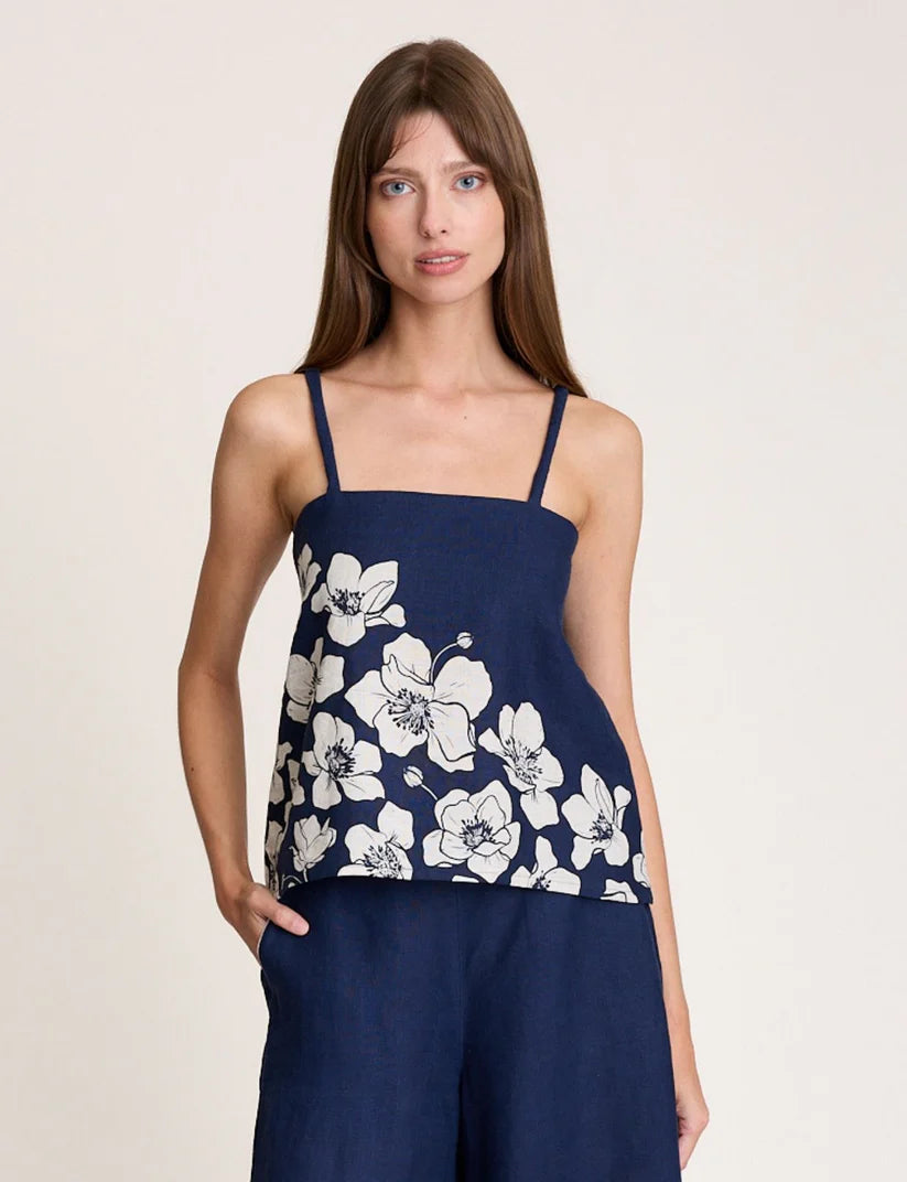 FLEUR CAMI NAVY