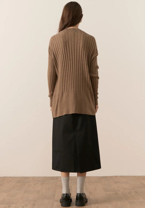 Vidal V-Neck Knit - Cedar