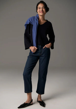 Harper Straight Leg Crop Jean - Ink