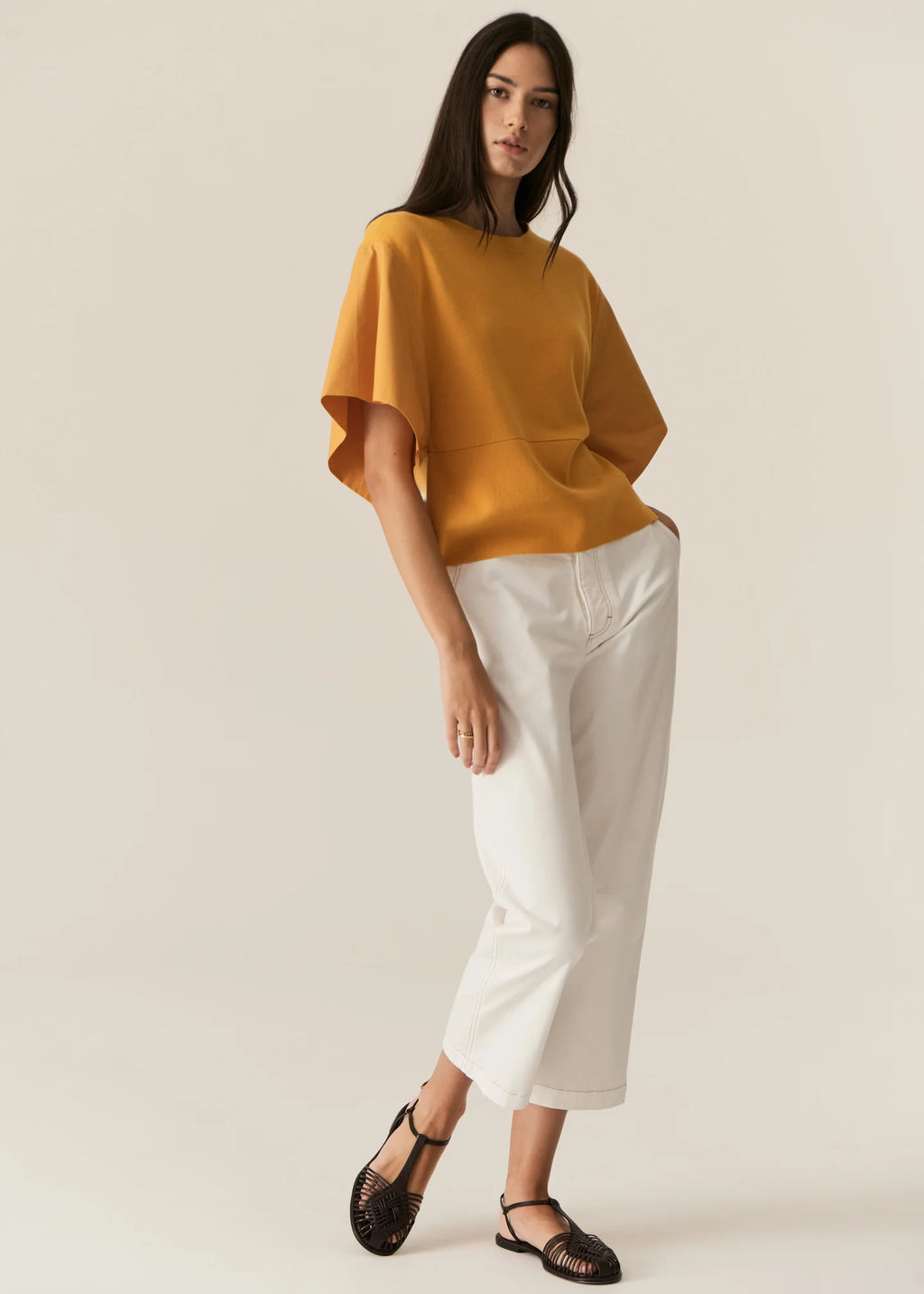 Fern Tapered Pant- White