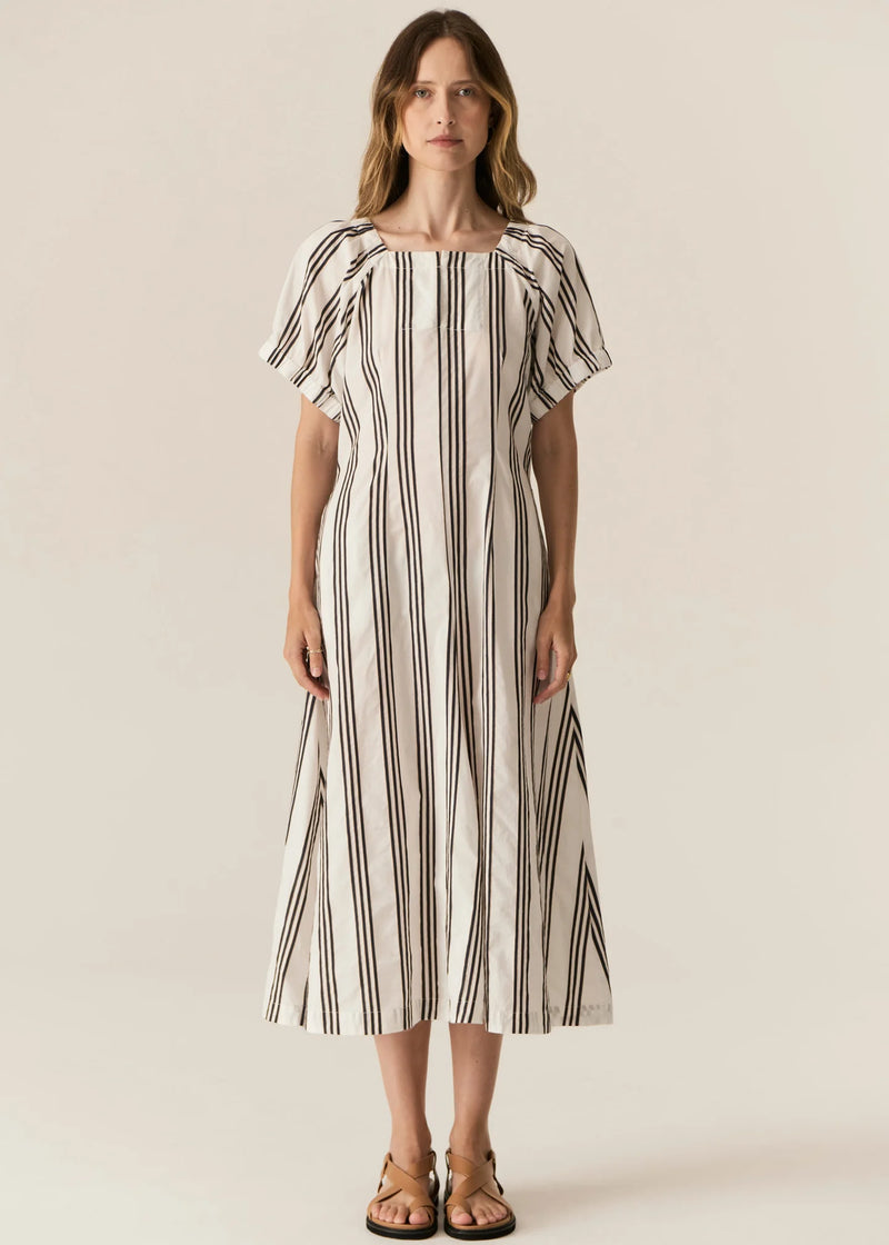 Parc Dress- Ink Stripe