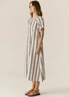 Parc Dress- Ink Stripe