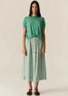 Henri Drawcord Skirt - Mist
