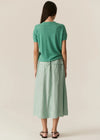 Henri Drawcord Skirt - Mist