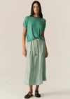 Henri Drawcord Skirt - Mist