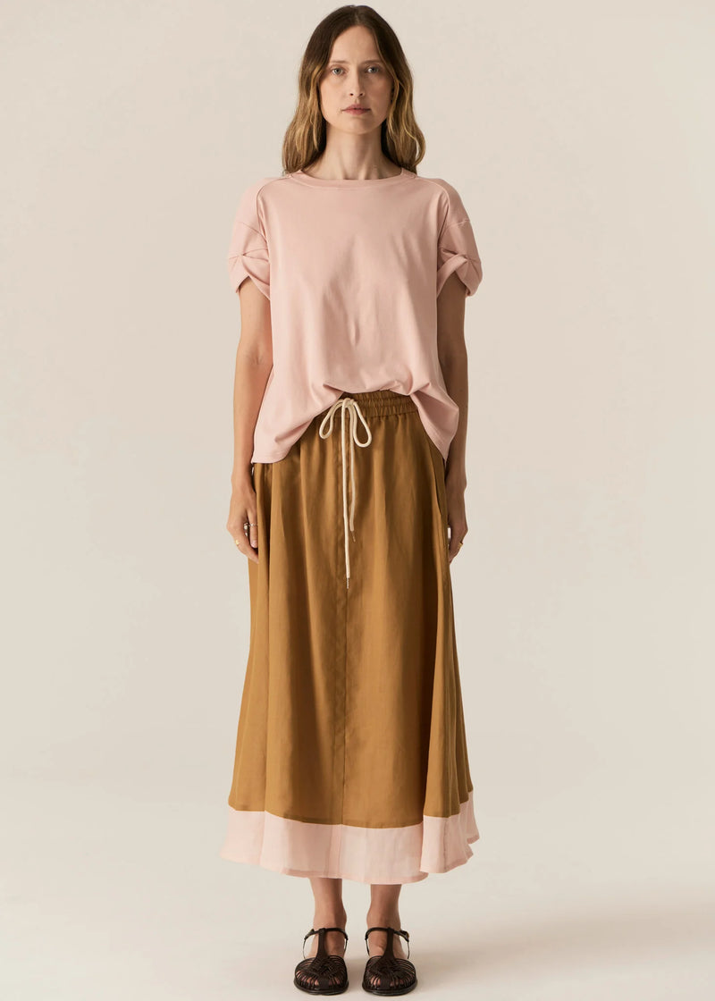 Zone Twist Tee- Blush