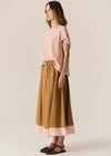 Zone Twist Tee- Blush