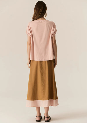 Zone Twist Tee- Blush