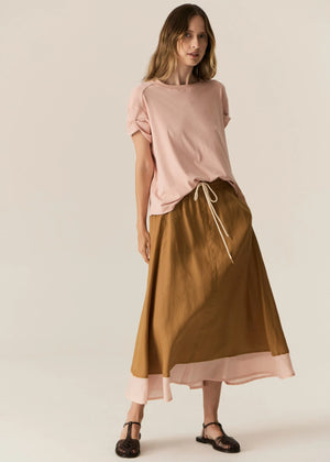 Zone Twist Tee- Blush