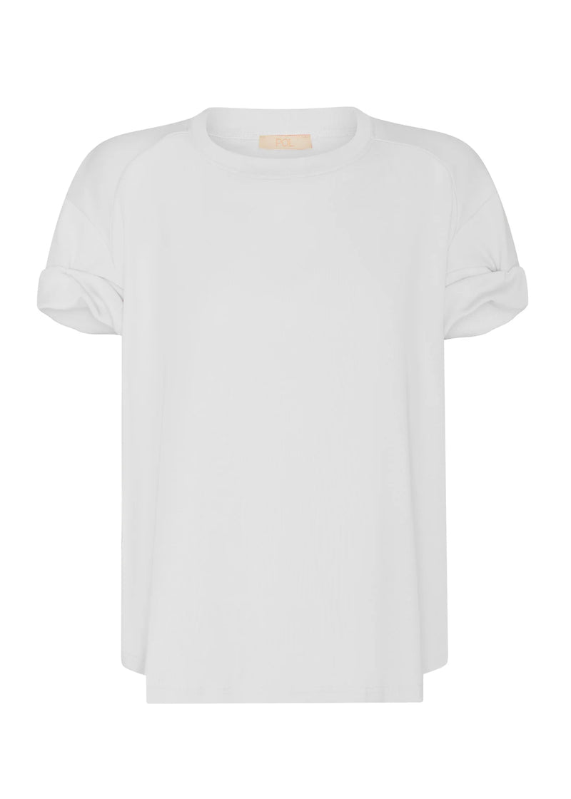 Zone Twist Tee- White