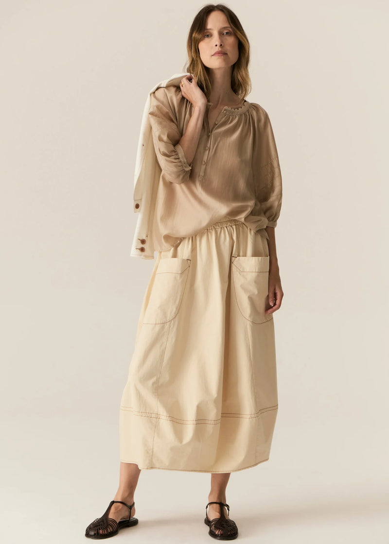 Elea Top- Pebble