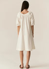 Carsen Denim Dress - Ecru