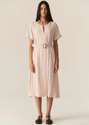 Faire Belt Dress- Blush