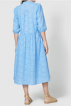Paris Lace Dress - Cornflower Blue