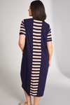 24146 - Navy Stripe Dress