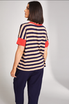 24147 - Navy Stripe Top