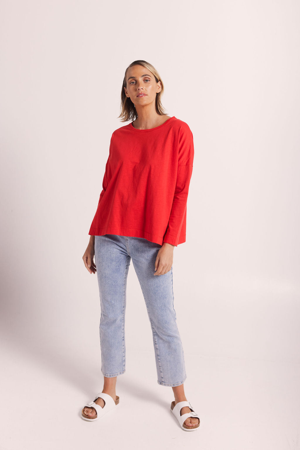 Long Sleeve T Shirt - Red