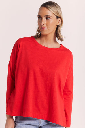 Long Sleeve T Shirt - Red