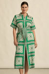 Roam Dress- Parrot Scarf
