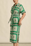 Roam Dress- Parrot Scarf