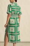 Roam Dress- Parrot Scarf