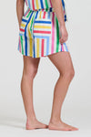 The Ashely Short - Fiesta Stripe