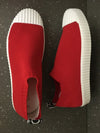 344027 Knit Sneaker (Red/Green)