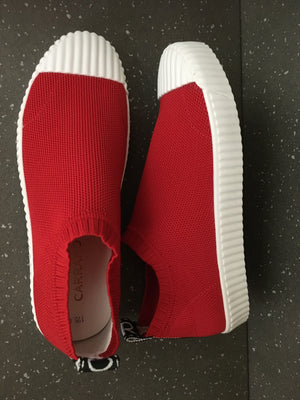 344027 Knit Sneaker (Red/Green)